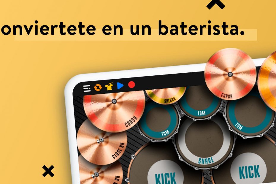 Aplicaciones para aprender a tocar batería